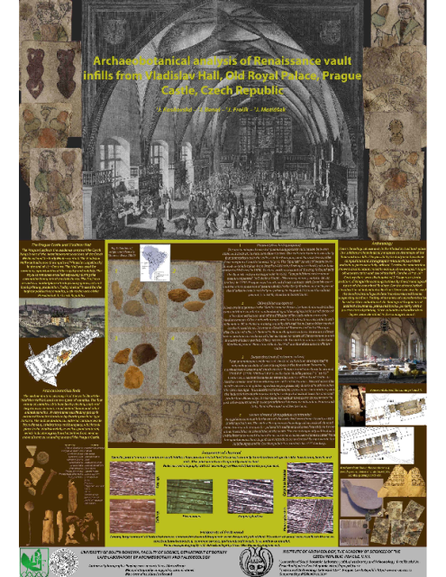 Beneš J., Kosňovská J., Frolík J., Matiášek J., Archaeobotanical analysis of the Early Modern vault infill from Vladislav Hall, Old Royal Palace, Prague Castle, Czech Republic